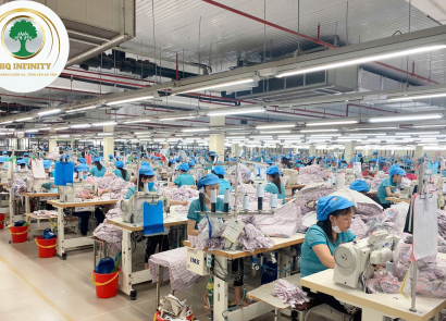 NAM NỮ LÀM VIỆC TRONG NHÀ MÁY MAY